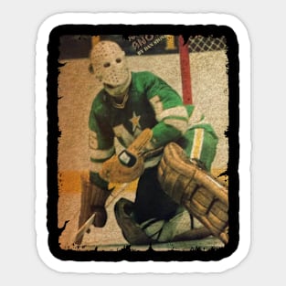 Gary Smith, 1977 in Minnesota North Stars (39 GP) Sticker